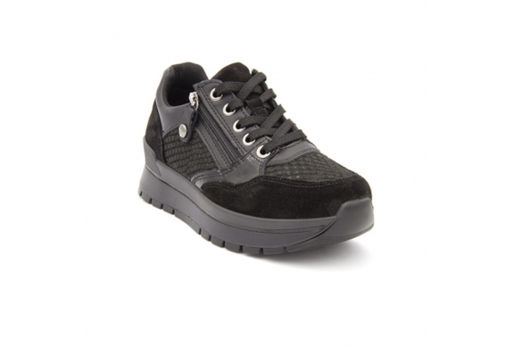 Tecnosan 31776 sneaker donna comoda sportiva con cerniera e lacci