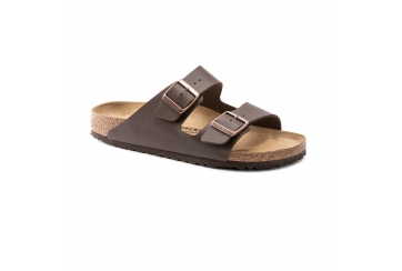 Birkenstock ciabatta Arizona BS Birko Flor dark brown narrow fit Art. 0051703