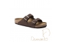 Birkenstock Arizona pelle nabuk desert buck roast marrone scuro cod. 1022555