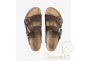 Birkenstock Arizona pelle nabuk desert buck roast marrone scuro cod. 1022555