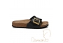 Birkenstock Catalina Cushion Buckle ciabatta donna una fascia graceful licorice Art. 1029481