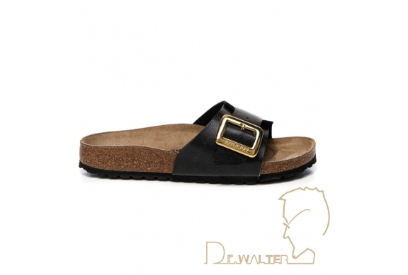 Birkenstock Catalina Cushion Buckle ciabatta donna una fascia graceful licorice Art. 1029481