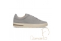 Birkenstock Bend Low pelle scamosciata sneaker stone coin grigio art. 1029661
