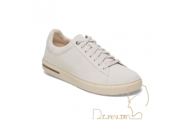 Birkenstock Bend Low pelle scamosciata sneaker antique white bianco art. 1029716