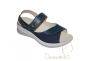 Ecosanit Blanco sandalo donna predisposto blu o antracite